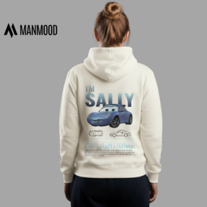 “I’m Sally” Porsche Series Hoodie- Off White
