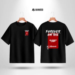 Manmood Printed Drop Shoulder T shirt