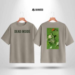 Manmood Printed Drop Shoulder T shirt