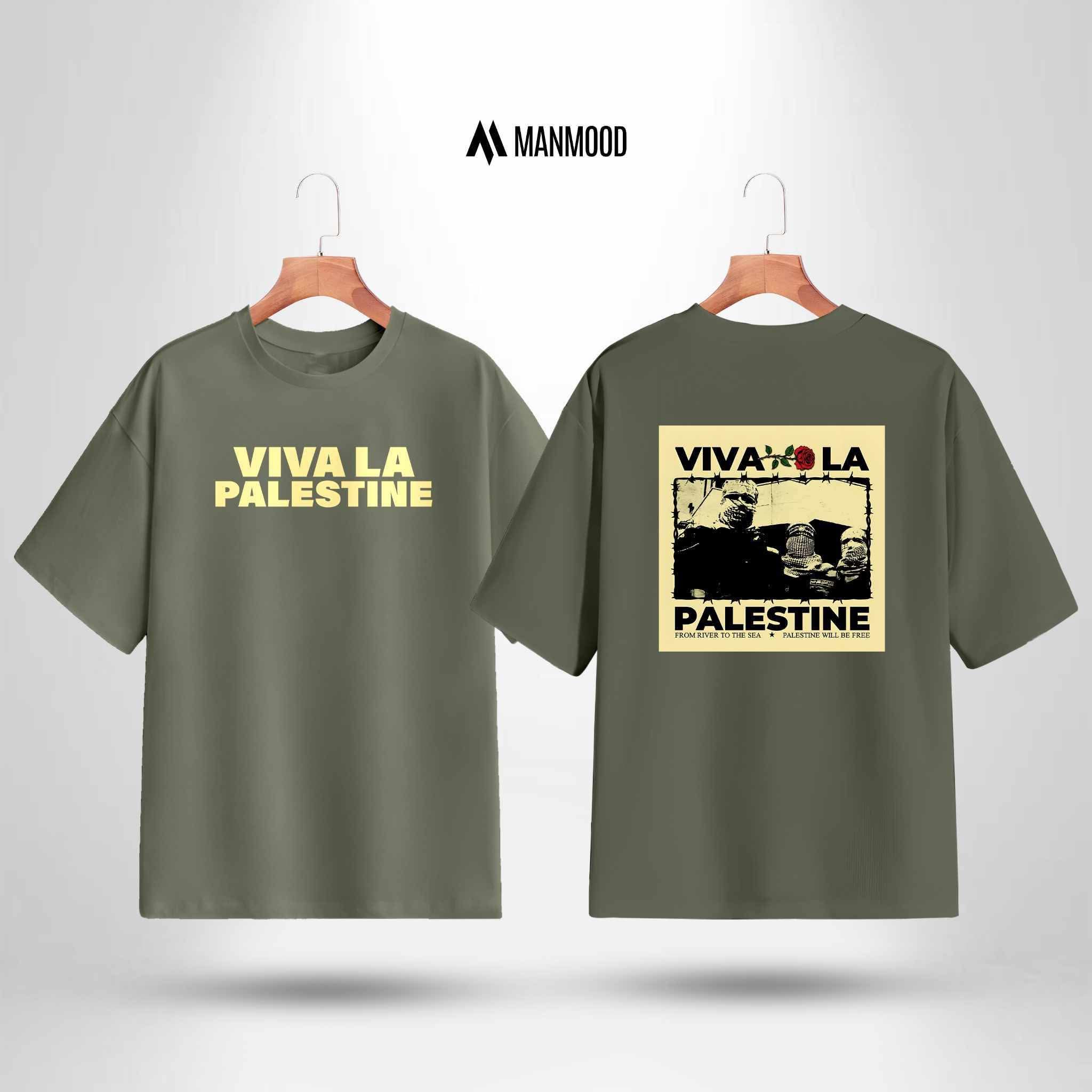 Manmood Printed Drop Shoulder T shirt