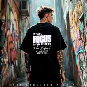 Manmood Printed Drop Shoulder T shirt