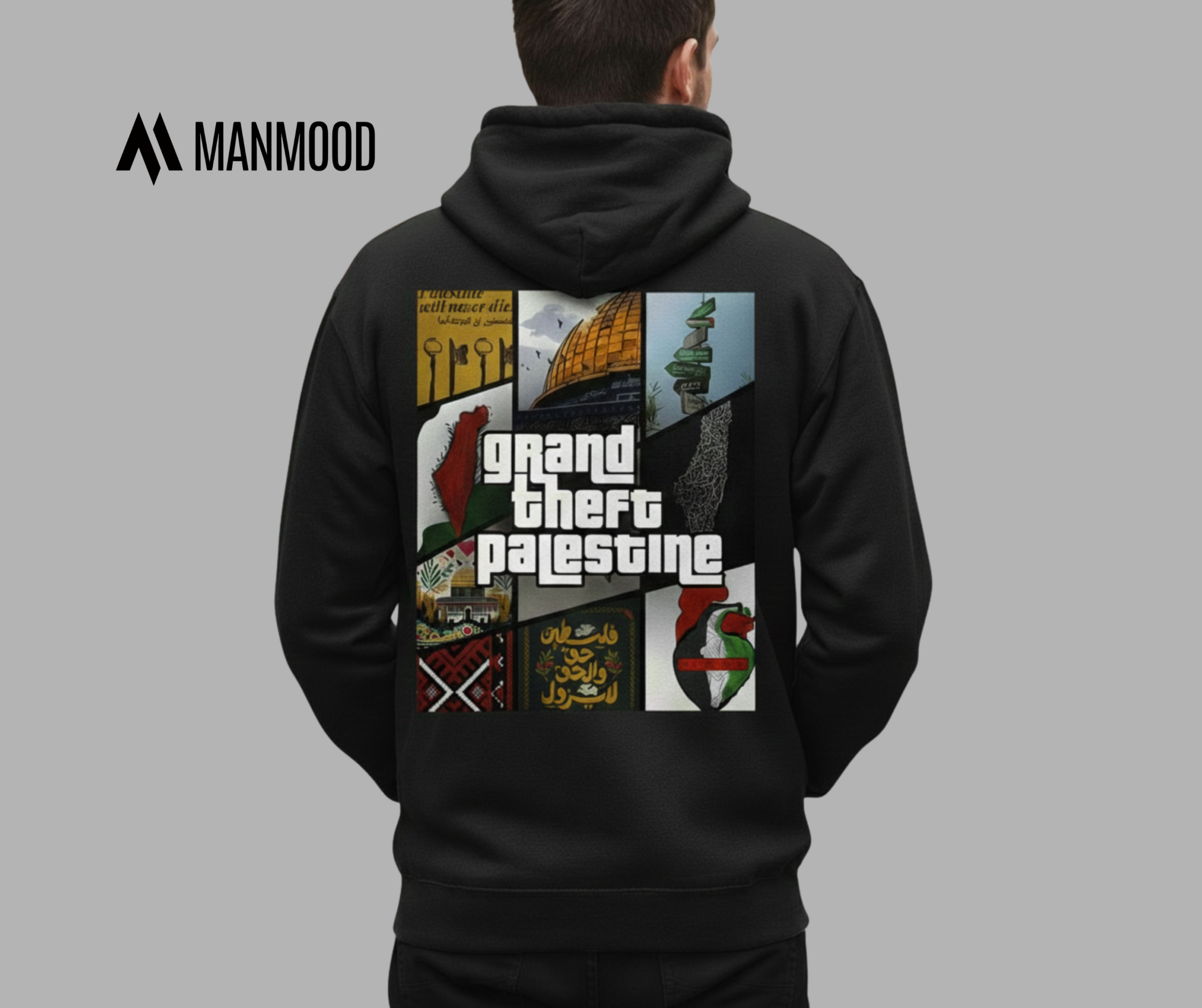 Free Palestine Theme Hoodie