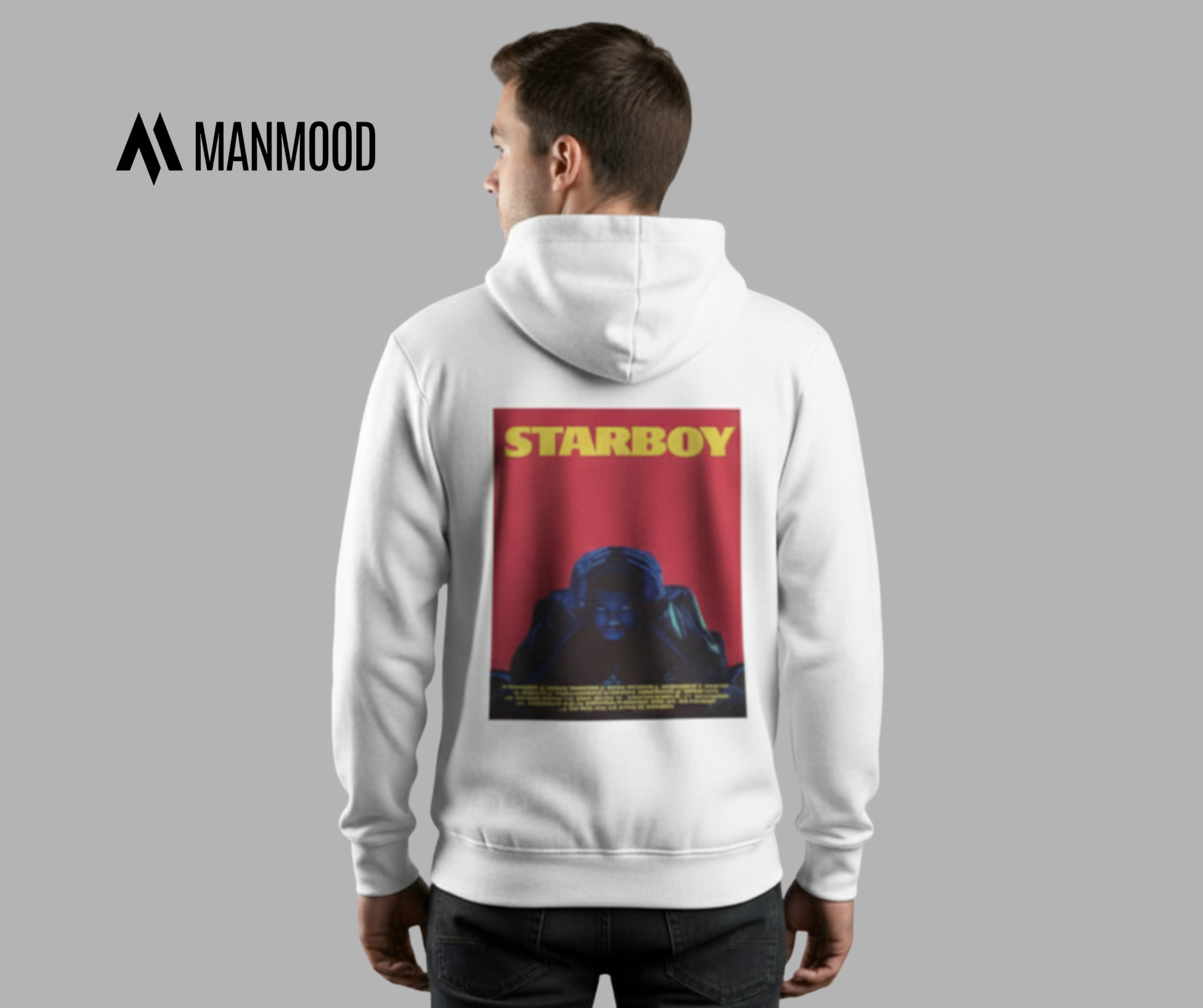 Starboy Theme Hoodie- White